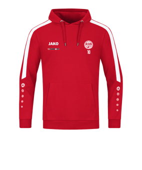 JAKO Power Hoody Rot Weiss F100