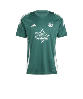 adidas Tiro 24 Trikot Dunkelgrün Weiss