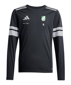 adidas Squadra 25 Trikot Langarm Kids Schwarz