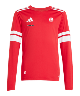 adidas Squadra 25 Trikot Langarm Kids Rot