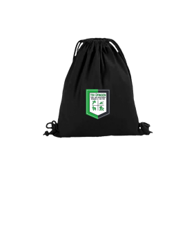 Merch Organic Premium Cotton Gymsack Black | logo4c