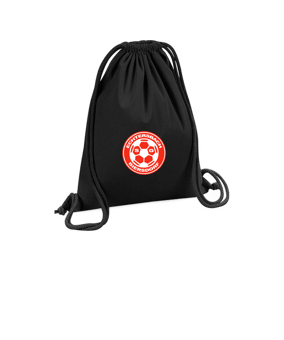Merch Organic Premium Cotton Gymsack Black| #logo4c