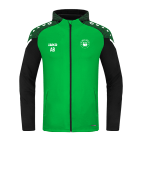 JAKO Performance Kapuzenjacke Grün F221