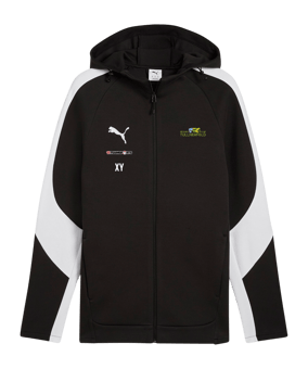 PUMA teamEVOSTRIPE Kapuzenjacke Schwarz F03