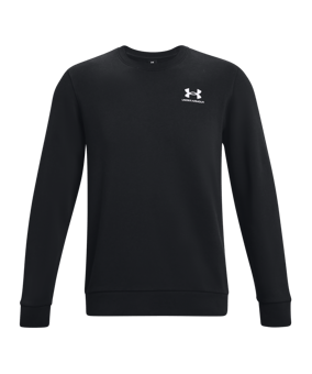 Under Armour Ess Fleece Sweatshirt Schwarz F001 - schwarz