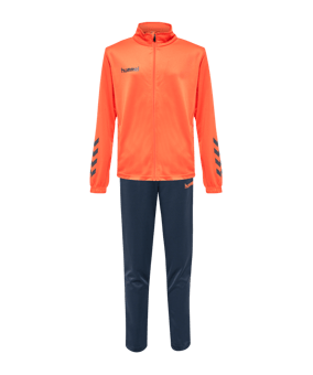 Hummel hmlPROMO Poly Trainingsanzug Kids F3408 - gruen