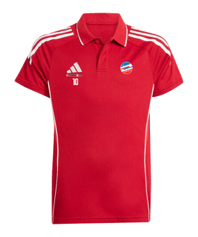 adidas Tiro 25 Competition Polo Kids Rot
