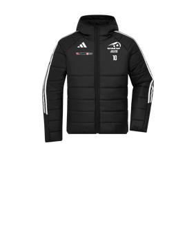 adidas Tiro 24 Winterjacke Kids Schwarz Weiss