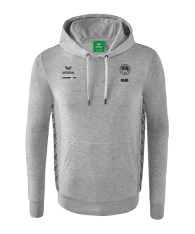 Erima Team Essential Hoody Hellgrau Grau