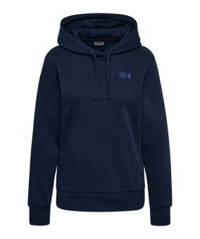 Hummel Court Cotton Hoody Damen Blau F7026 - blau