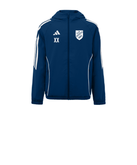 adidas Tiro 24 Windbreaker Kids Blau Weiss