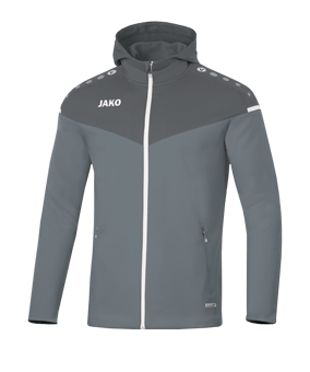 JAKO Champ 2.0 Kapuzenjacke Damen Grau F40 - grau