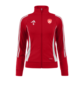 Veste de Training adidas Tiro 24 femmes rouge blanc