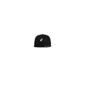 Merch 5 Panel Classic Snapback Cap Black Black