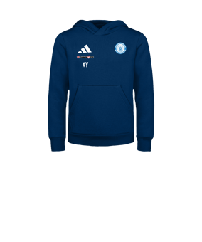 adidas Entrada 26 Hoody Kids Blau