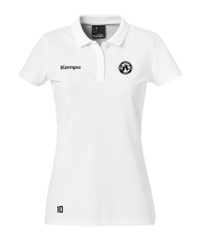 Kempa Polo T-Shirt Damen Weiss F07