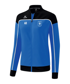 Erima Change by Präsentationsjacke Damen Blau Schwarz