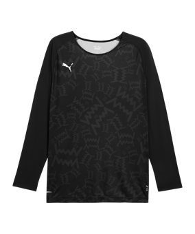 PUMA Teamjaws Graphic Ls Shooting Hemd Schwarz F01 - schwarz