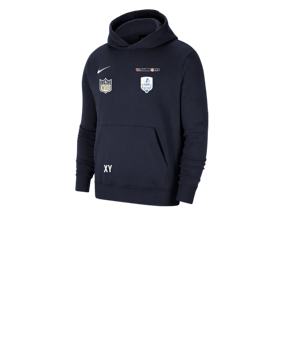 Nike Park 20 Fleece Hoody Kids Blau Weiss F451