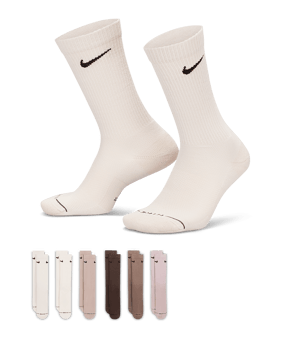 Nike Everyday Elevated Crew 6er Pack Socken Mehrfarbig - mehrfarbig
