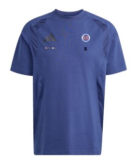 adidas Tiro Travel T-Shirt Dunkelblau