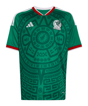 adidas Mexiko Trikot Home WM 2026 Kids Grün - gruen