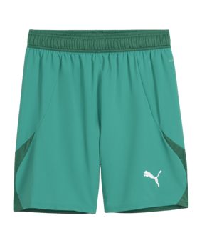 PUMA teamFINAL Short Grün Weiss Grün F05 - gruen
