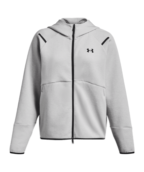 Under Armour Unstoppable Fleece Kapuzenjacke Damen Grau F011 - grau