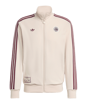 adidas Ajax Amsterdam Icon Track Sweatshirt Beige - beige