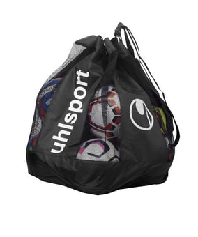 uhlsport Ballbag Balltasche 12 Bälle Schwarz F01 - schwarz