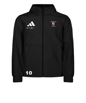 adidas Entrada 26 Regenjacke Schwarz