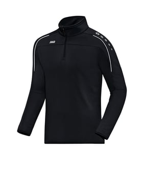JAKO Classico Ziptop Schwarz Weiss F08 - schwarz