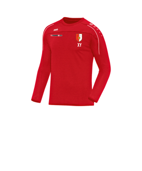 JAKO Classico Sweatshirt Kids Rot Weiss F01