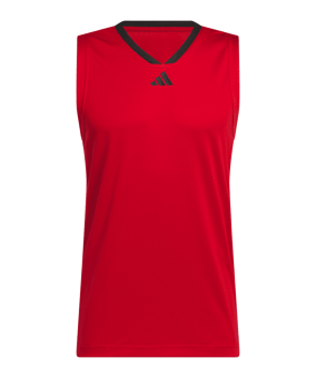 adidas Legends 3 Stripes Débardeur Rouge - rouge