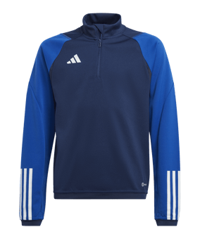 adidas Tiro 23 Competition Sweatshirt Kids Blau - dunkelblau