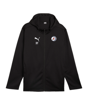 PUMA teamFINAL Fleece Jacke Schwarz F03