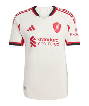 adidas FC Liverpool Authentic Trikot Away 2025/2026 Weiß - weiss