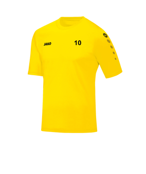 JAKO Team Trikot kurzarm Gelb F03