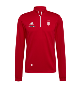adidas Entrada 22 HalfZip Sweatshirt Rot