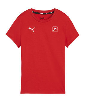 PUMA teamGOAL Casuals T-Shirt Damen Rot F01