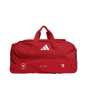 adidas Tiro League Duffel Bag Gr. M Rot Schwarz