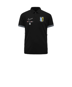 Nike Academy 25 Polo Kids Schwarz F010