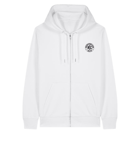11tsmerch Merch Connector 2.0 Zip Sweatjacke Weiß | #justlogo4c