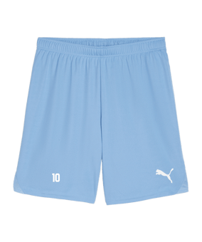 PUMA teamGOAL Short Blau Weiss F18