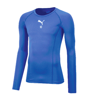 PUMA LIGA Baselayer Longsleeve Blau F02