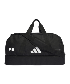 adidas Tiro League Duffel Bag Gr. M Schwarz Weiss