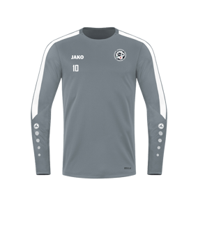 JAKO Power Sweatshirt Grau Weiss F840