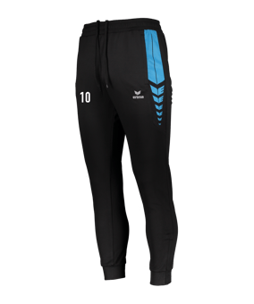 Erima SIX WINGS Trainingshose Schwarz Blau