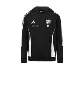 adidas Tiro 24 Hoody Schwarz Weiss