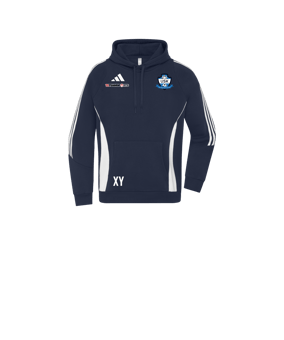 adidas Tiro 24 Hoody Kids Blau Weiss